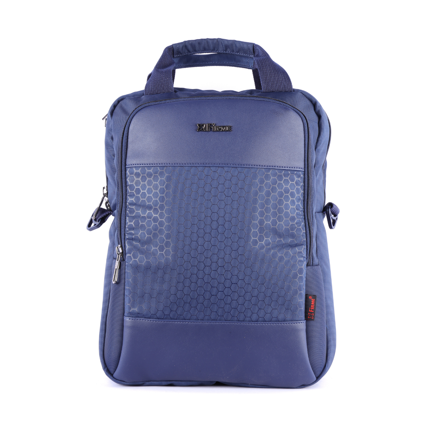 Black convertible backpack with padded straps and multiple compartments for office use.