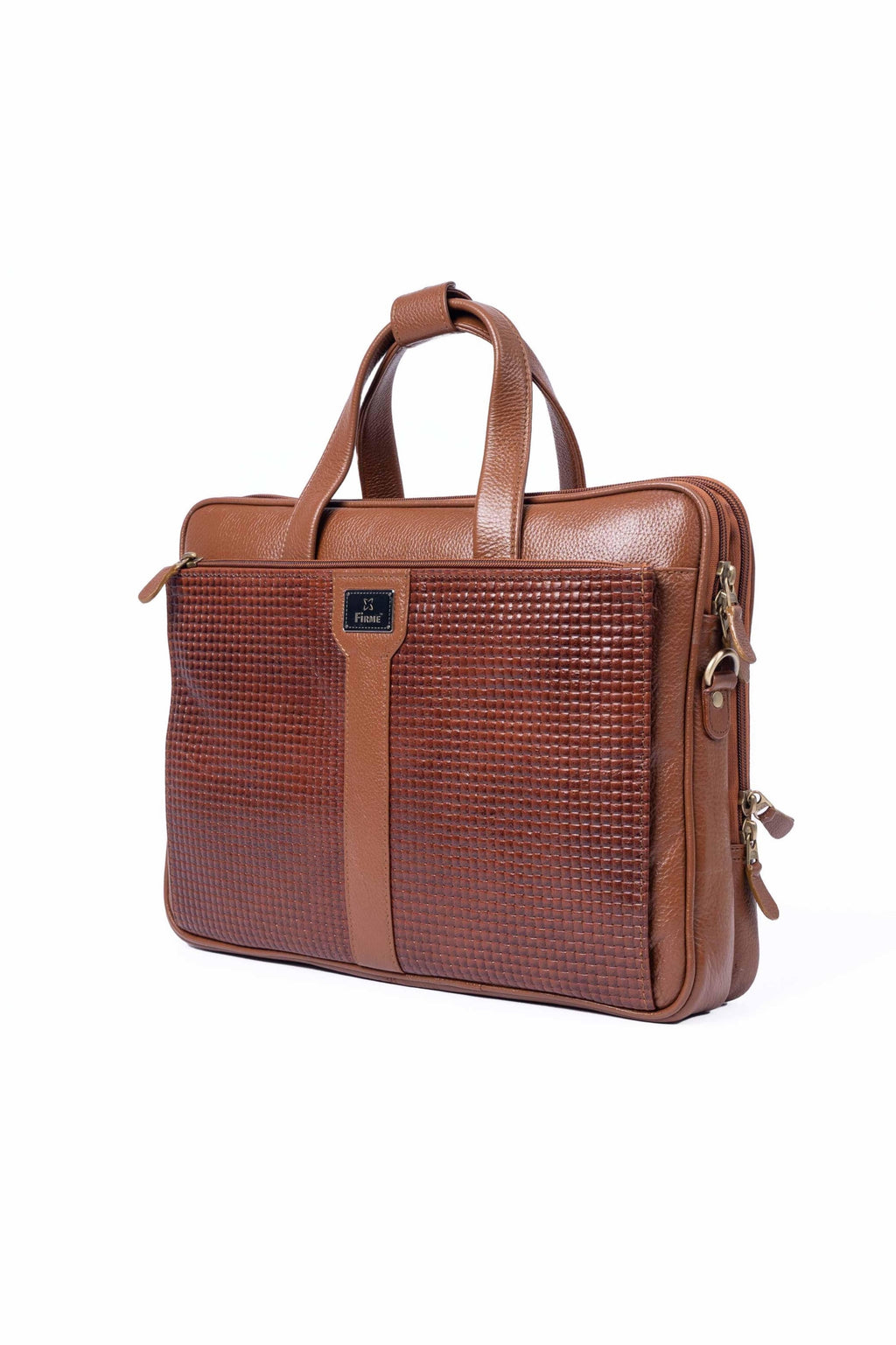 Aries – 1 Leather 15.6' Laptop Bag.