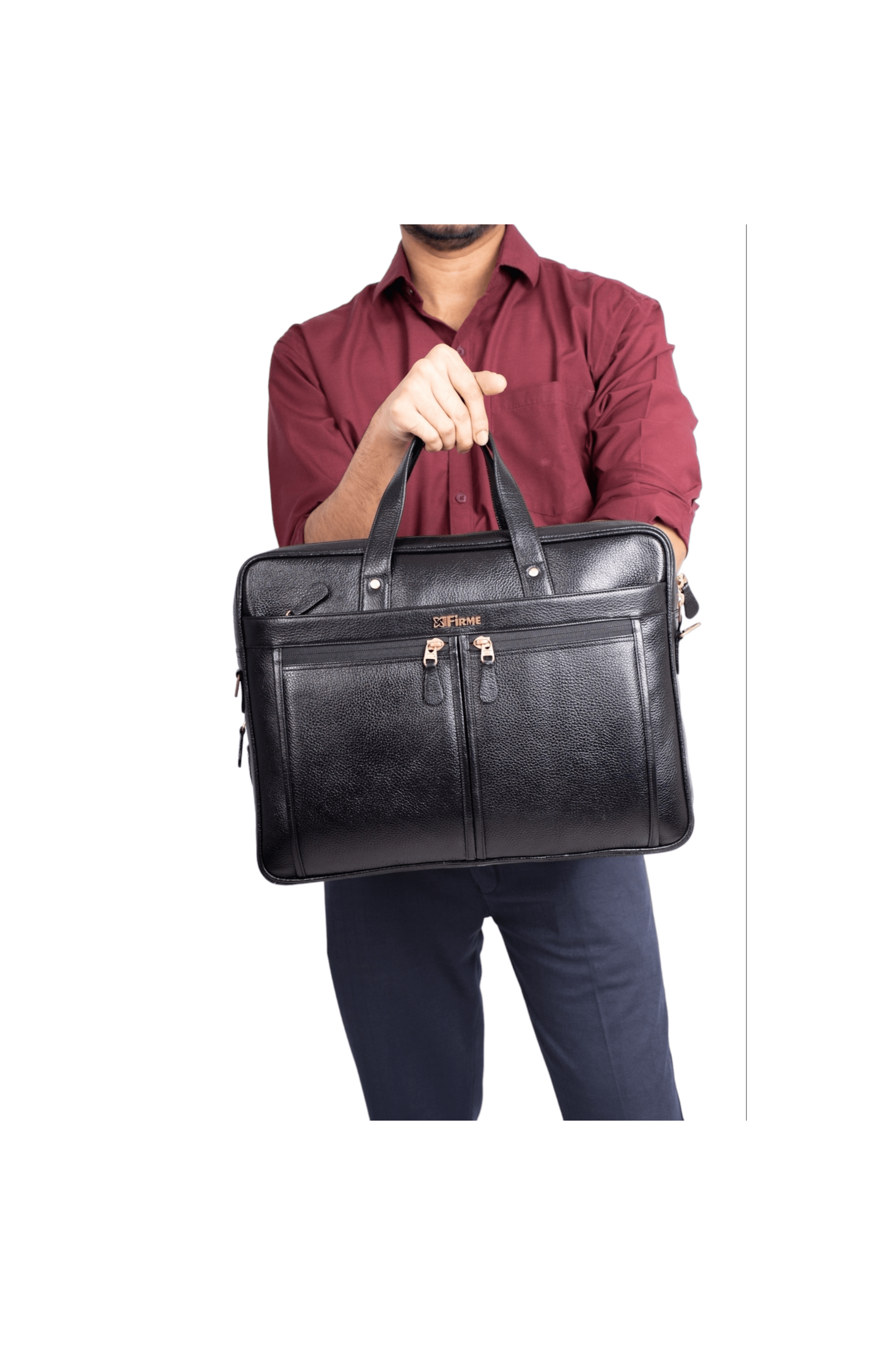 Maple Leather Laptop Bag.