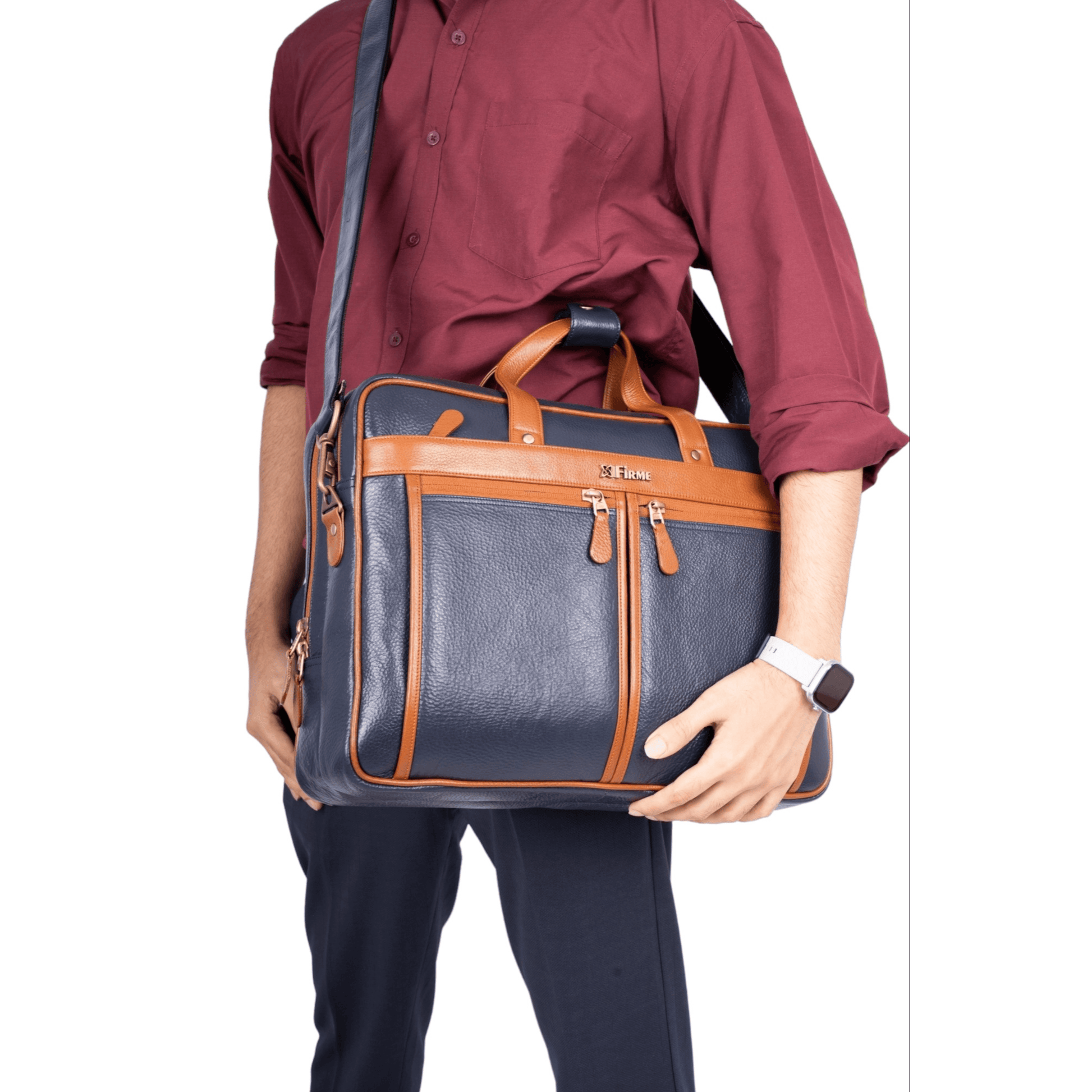 Maple Leather Laptop Bag - Firmebags