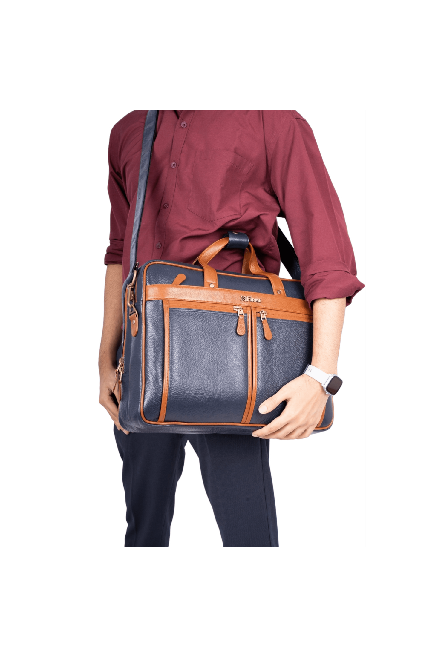 Maple Leather Laptop Bag.