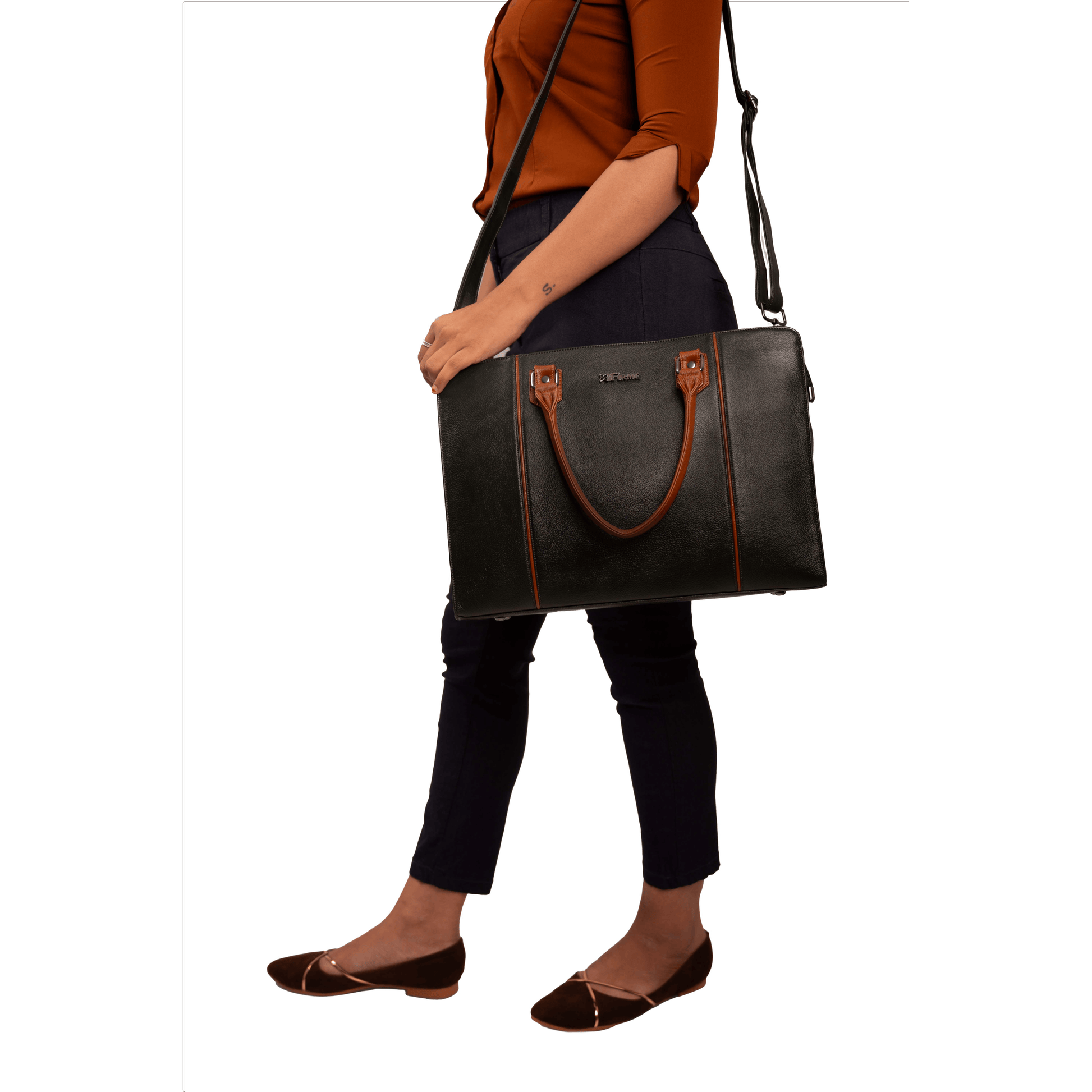 Elegance Leather Laptop Bag - Firmebags