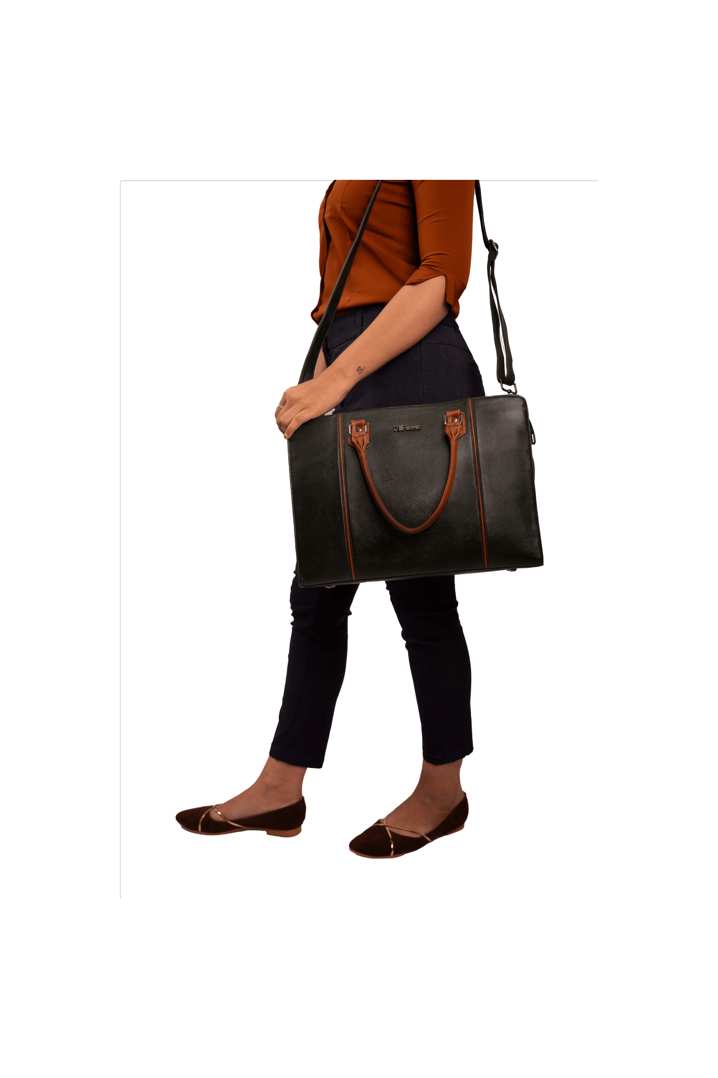 Elegance Leather Laptop Bag.