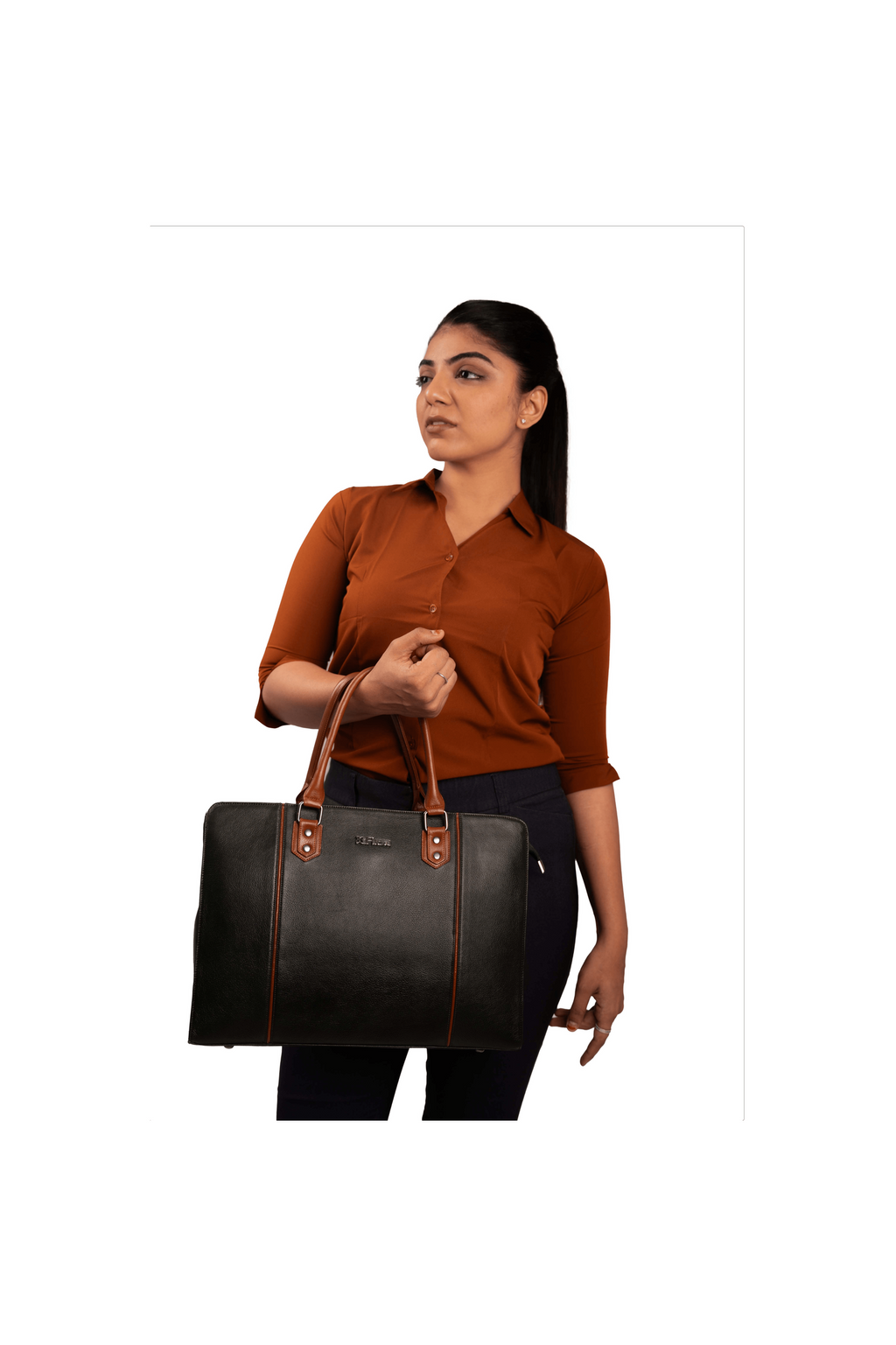 Elegance Leather Laptop Bag.
