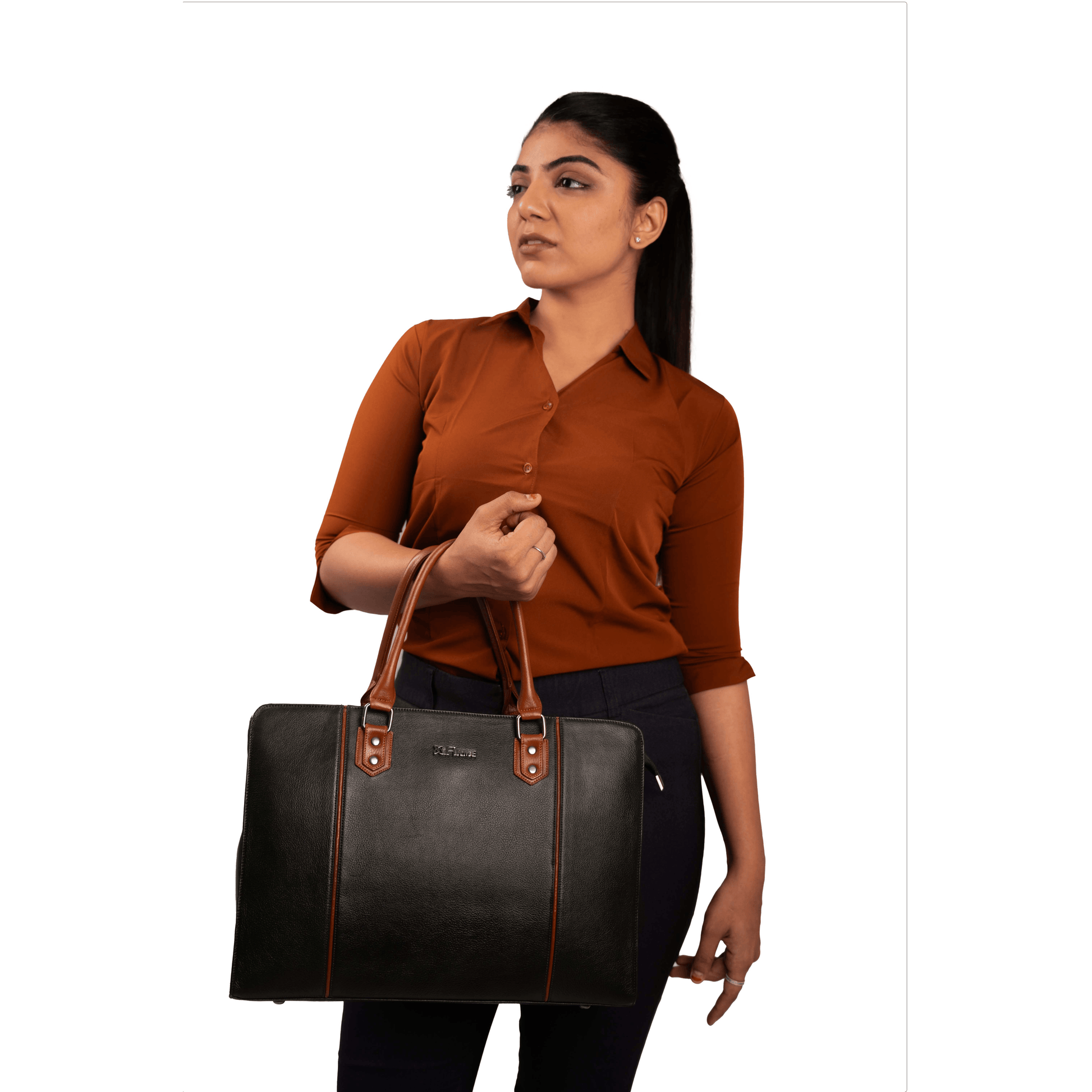 Elegance Leather Laptop Bag - Firmebags