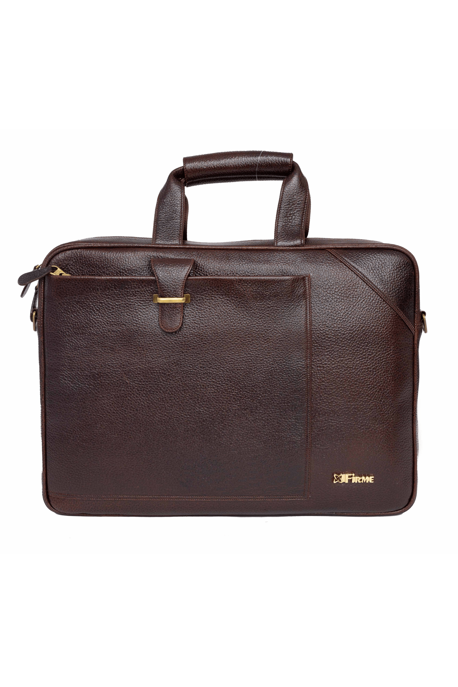 Stud Leather Laptop Bag.