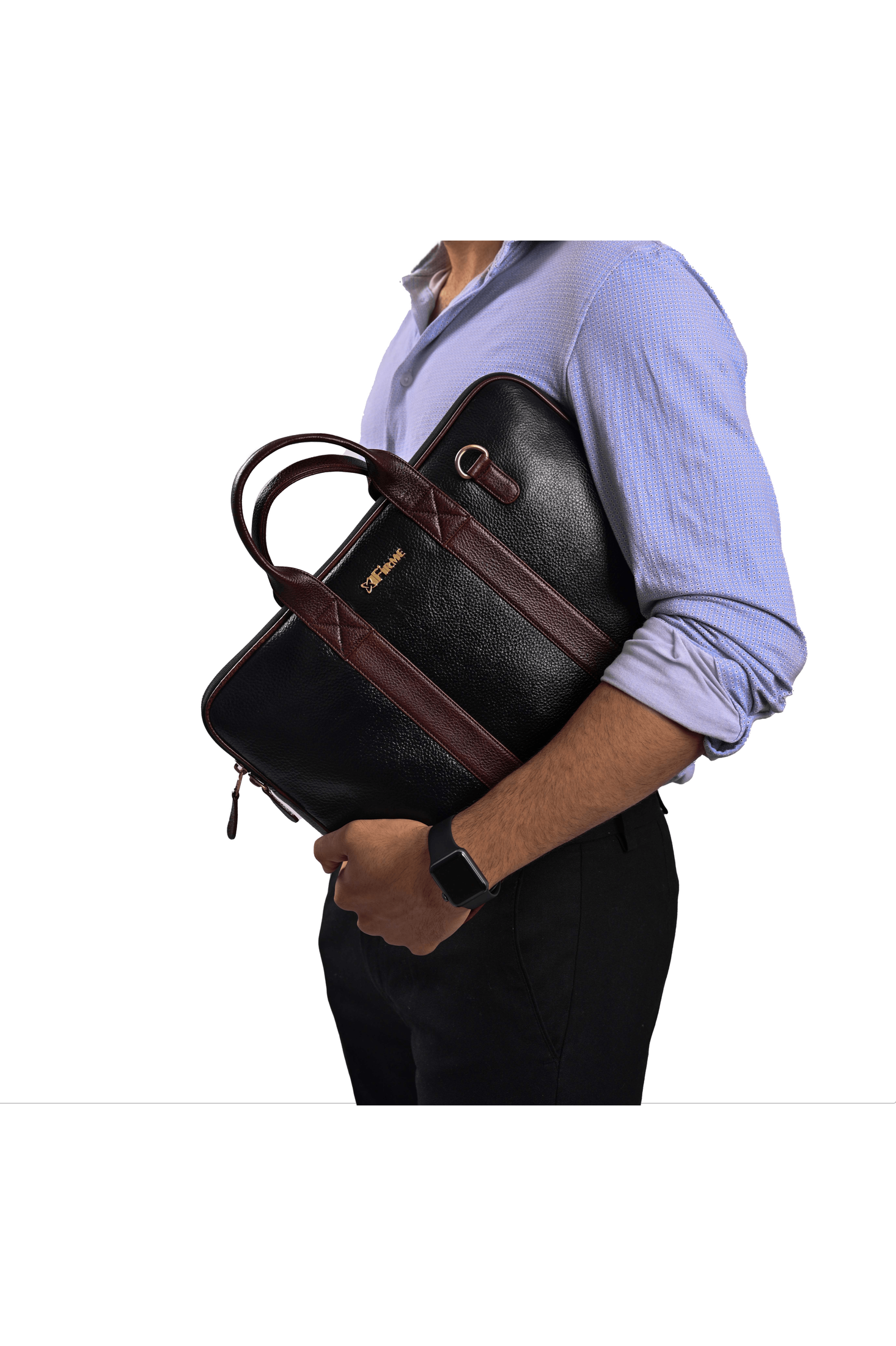 Slice Leather Laptop Bag.