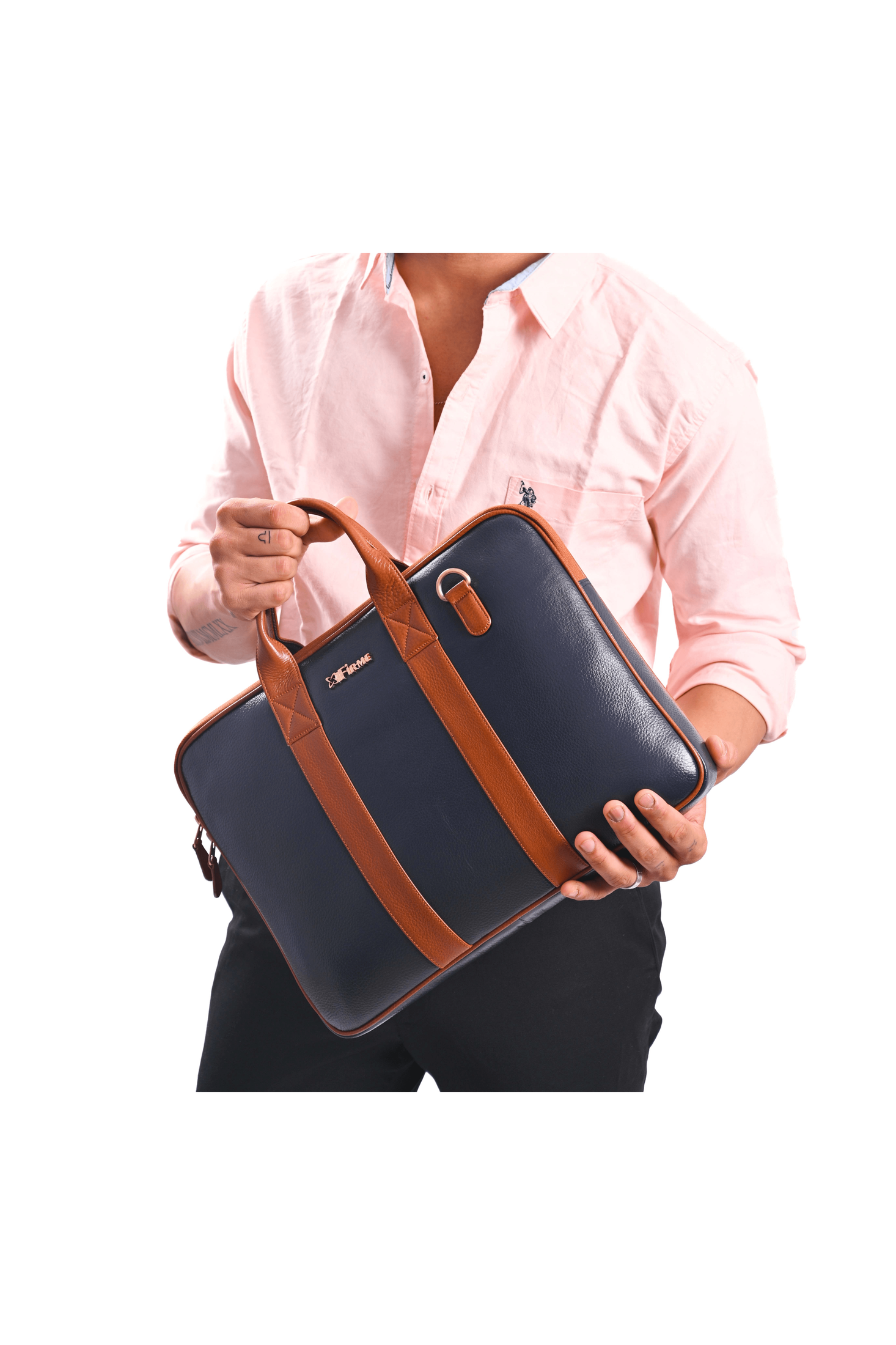 Slice Leather Laptop Bag.