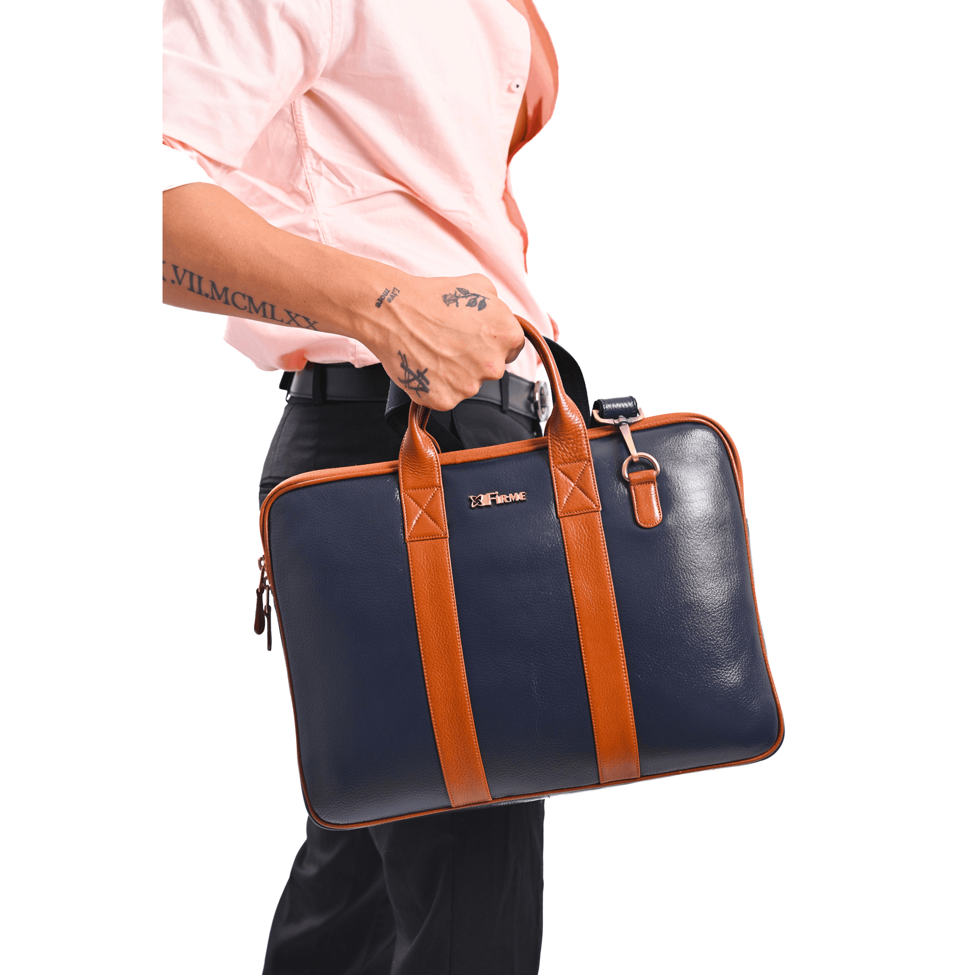 Slice Leather Laptop Bag - Firmebags