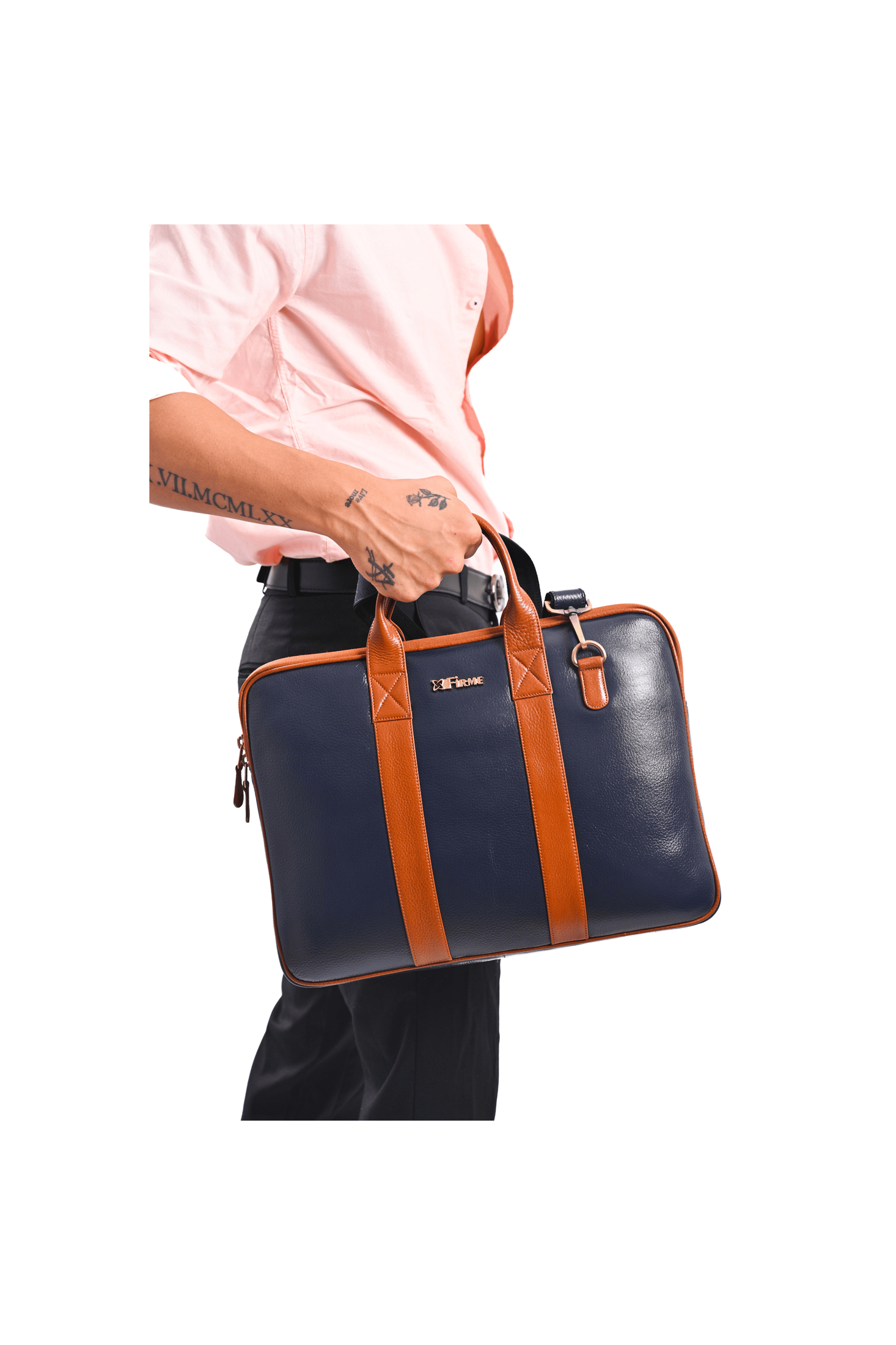 Slice Leather Laptop Bag.