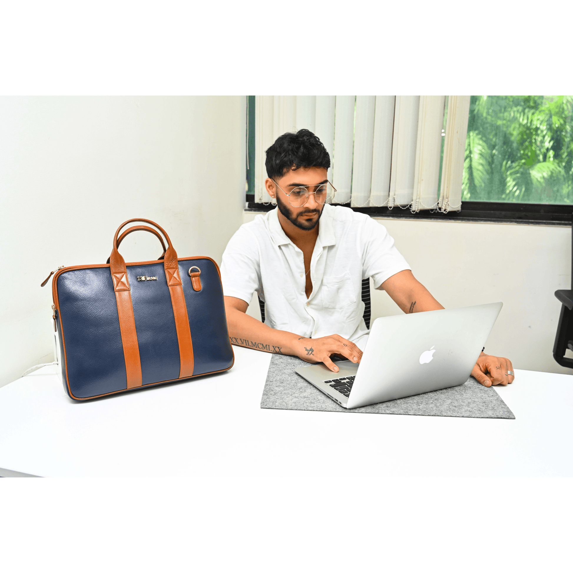 Slice Leather Laptop Bag - Firmebags