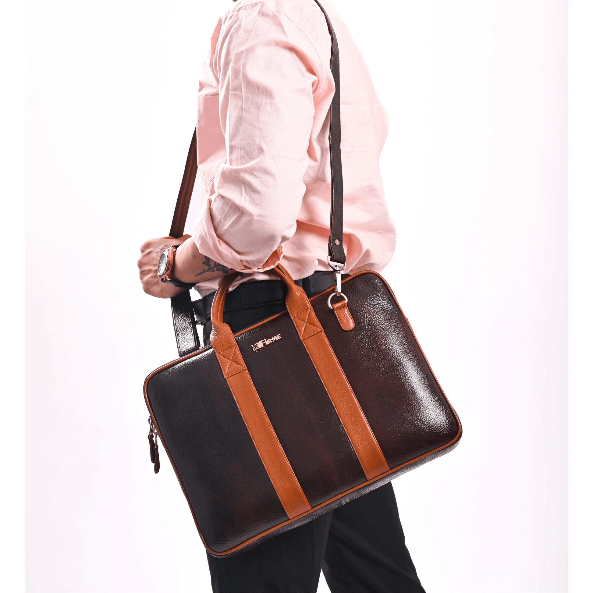 Slice Leather Laptop Bag - Firmebags