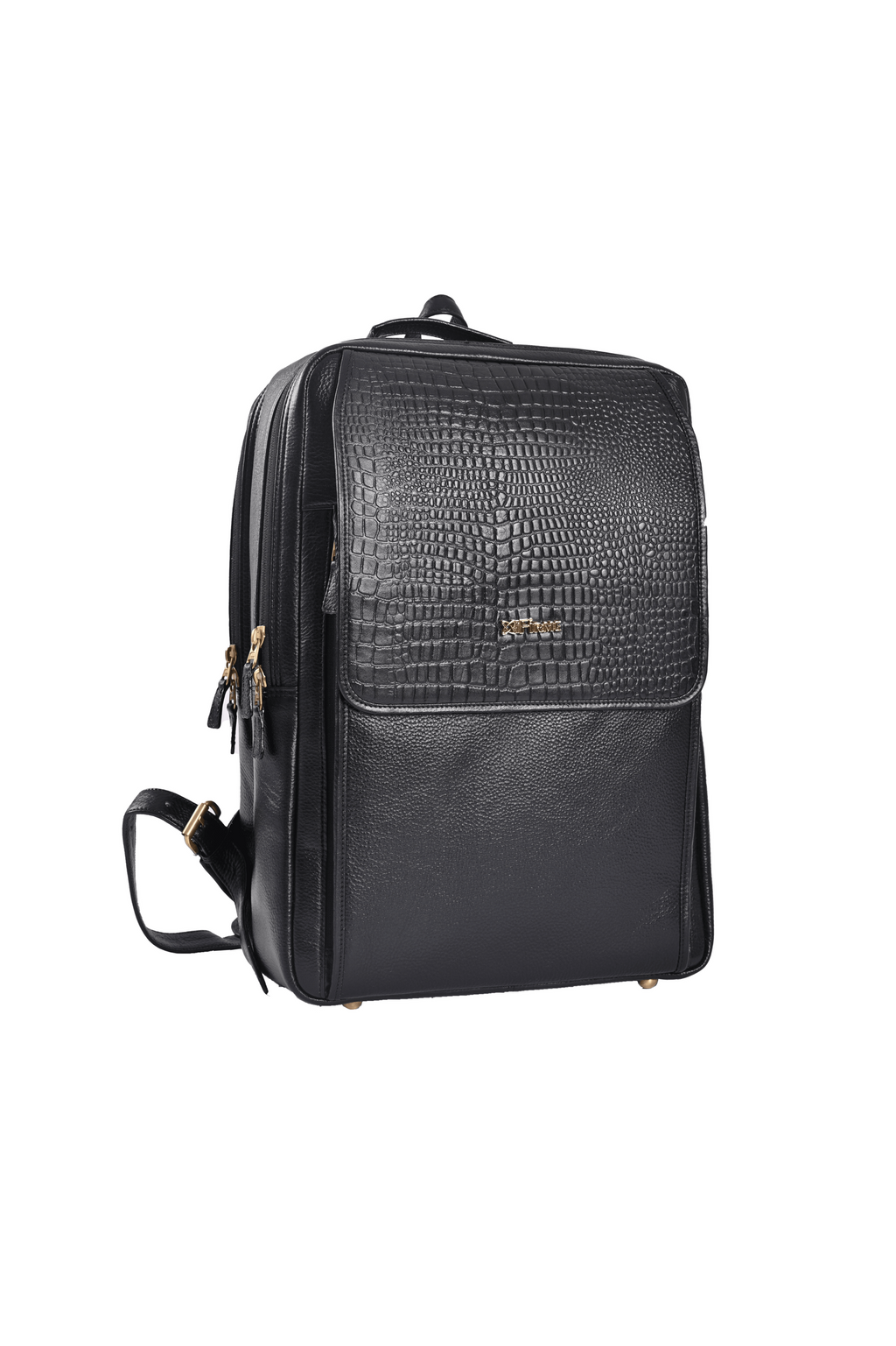 Skier Leather Backpack.