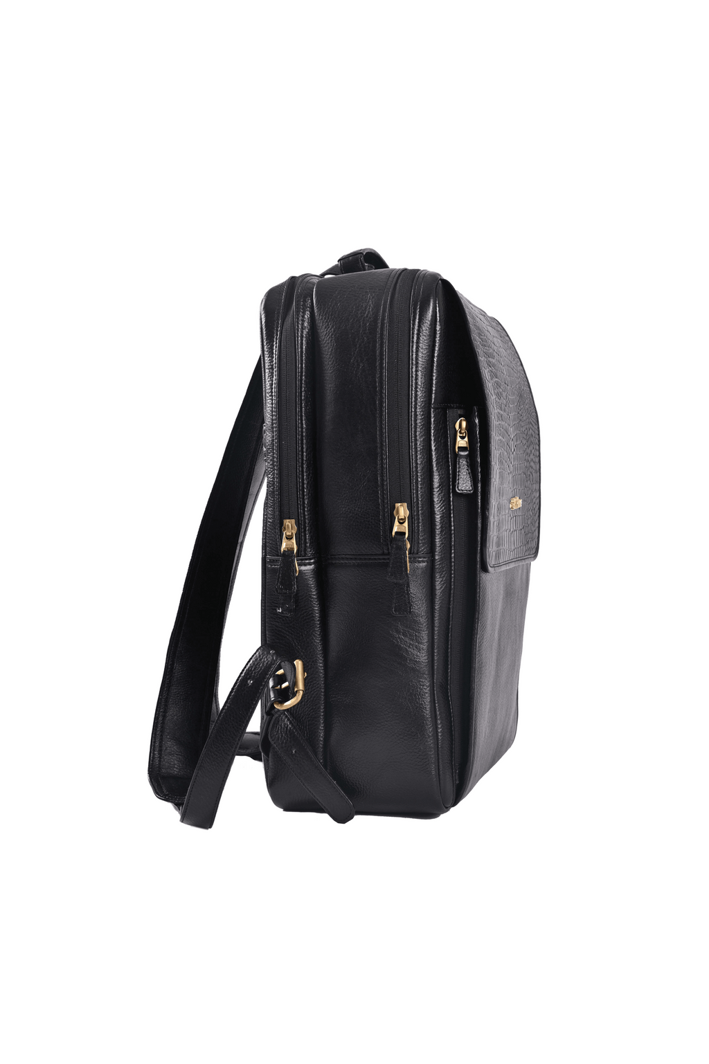 Skier Leather Backpack.