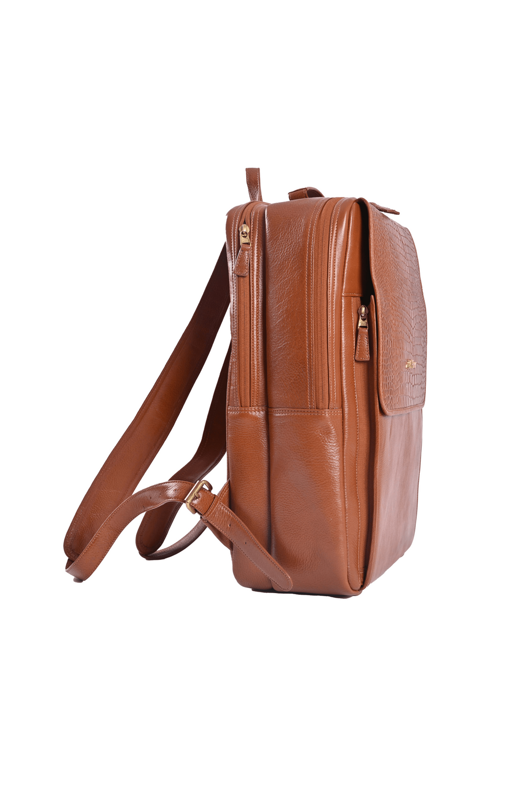 Skier Leather Backpack.