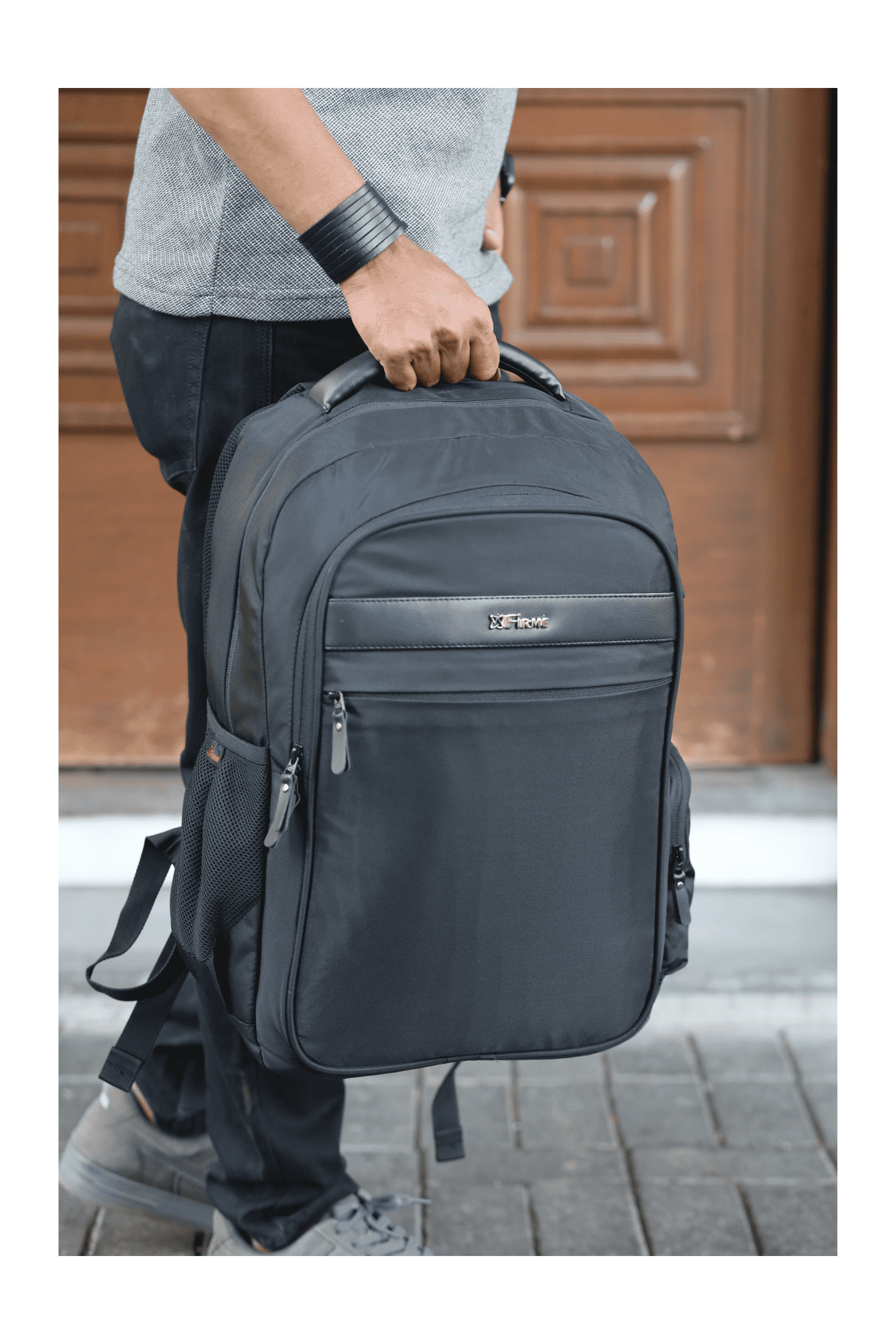 Ivory Laptop Backpack.
