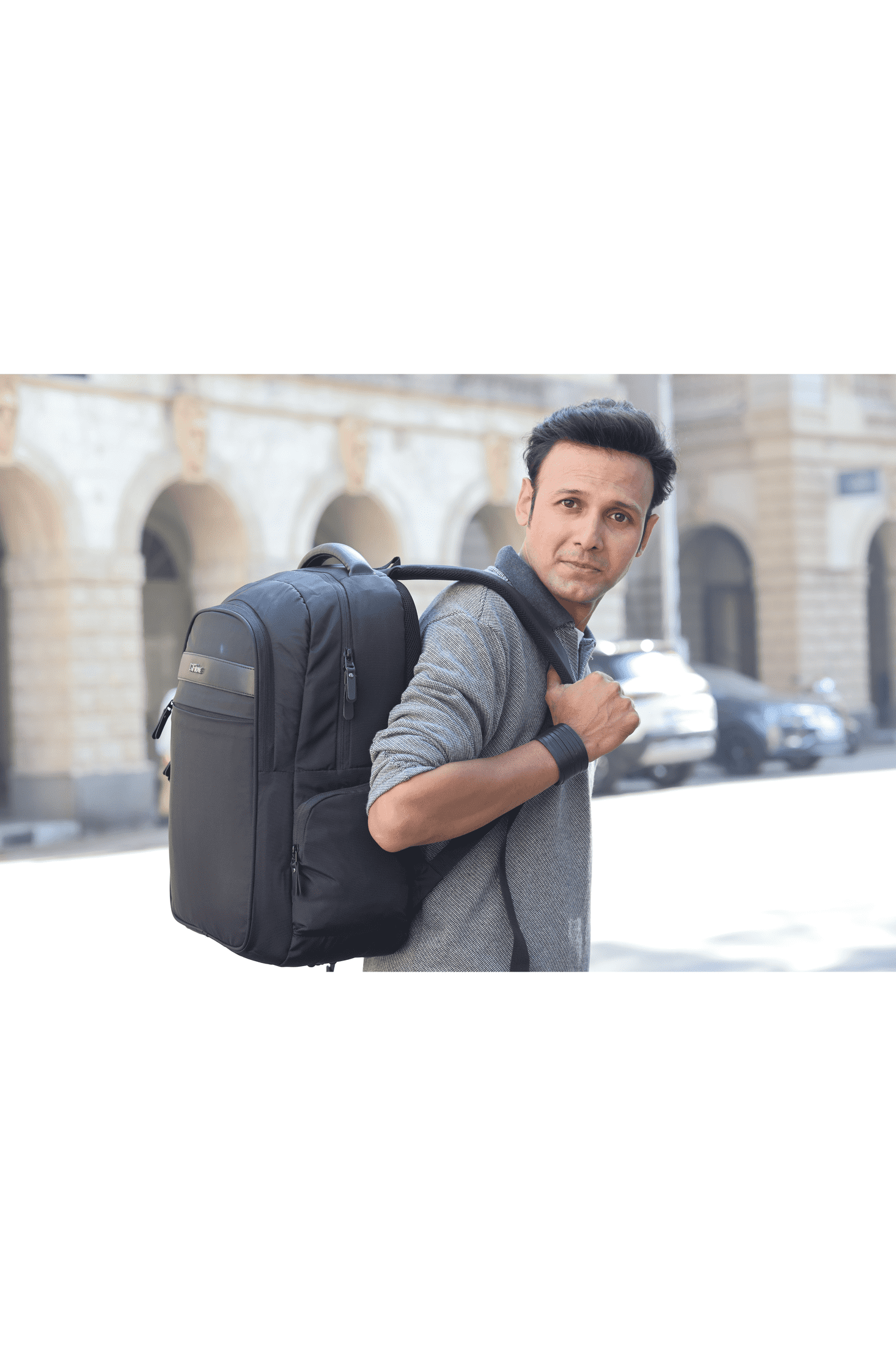 Ivory Laptop Backpack.