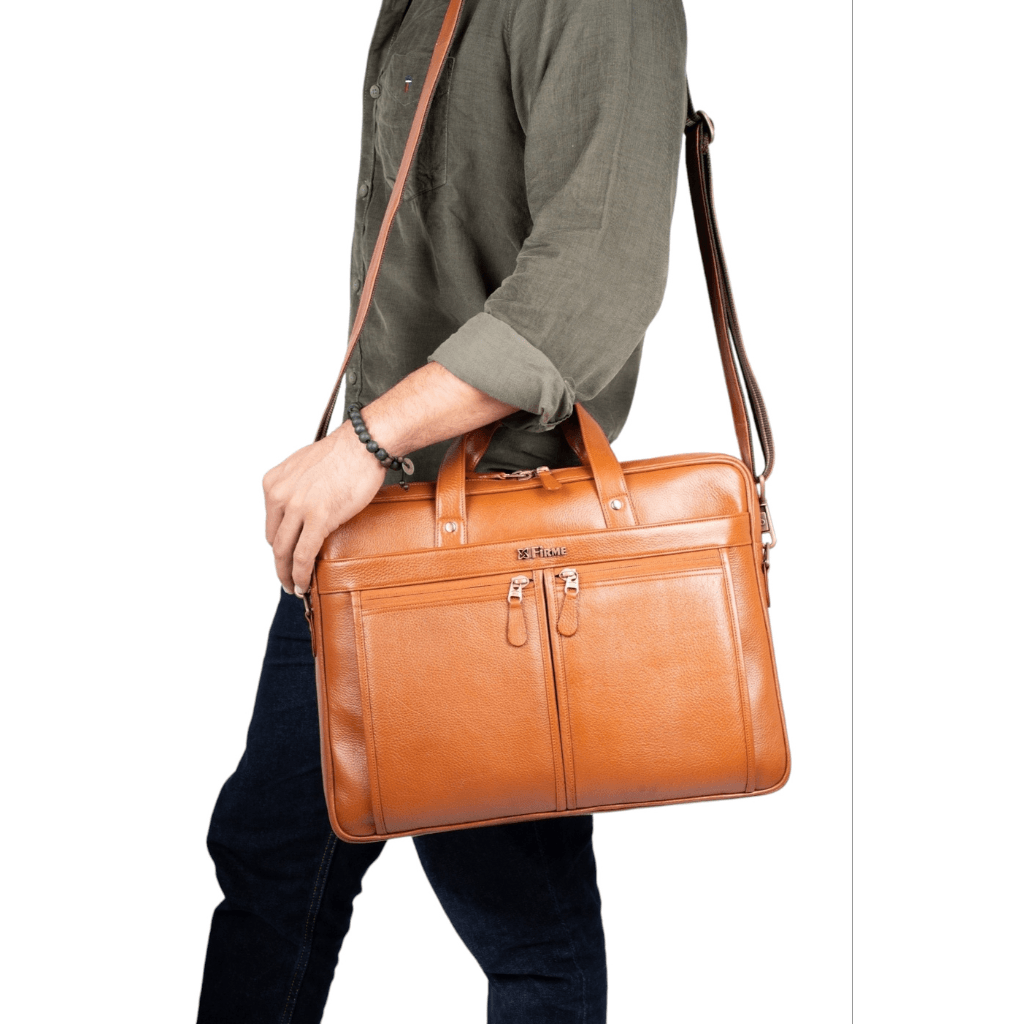 Maple Leather Laptop Bag - Firmebags