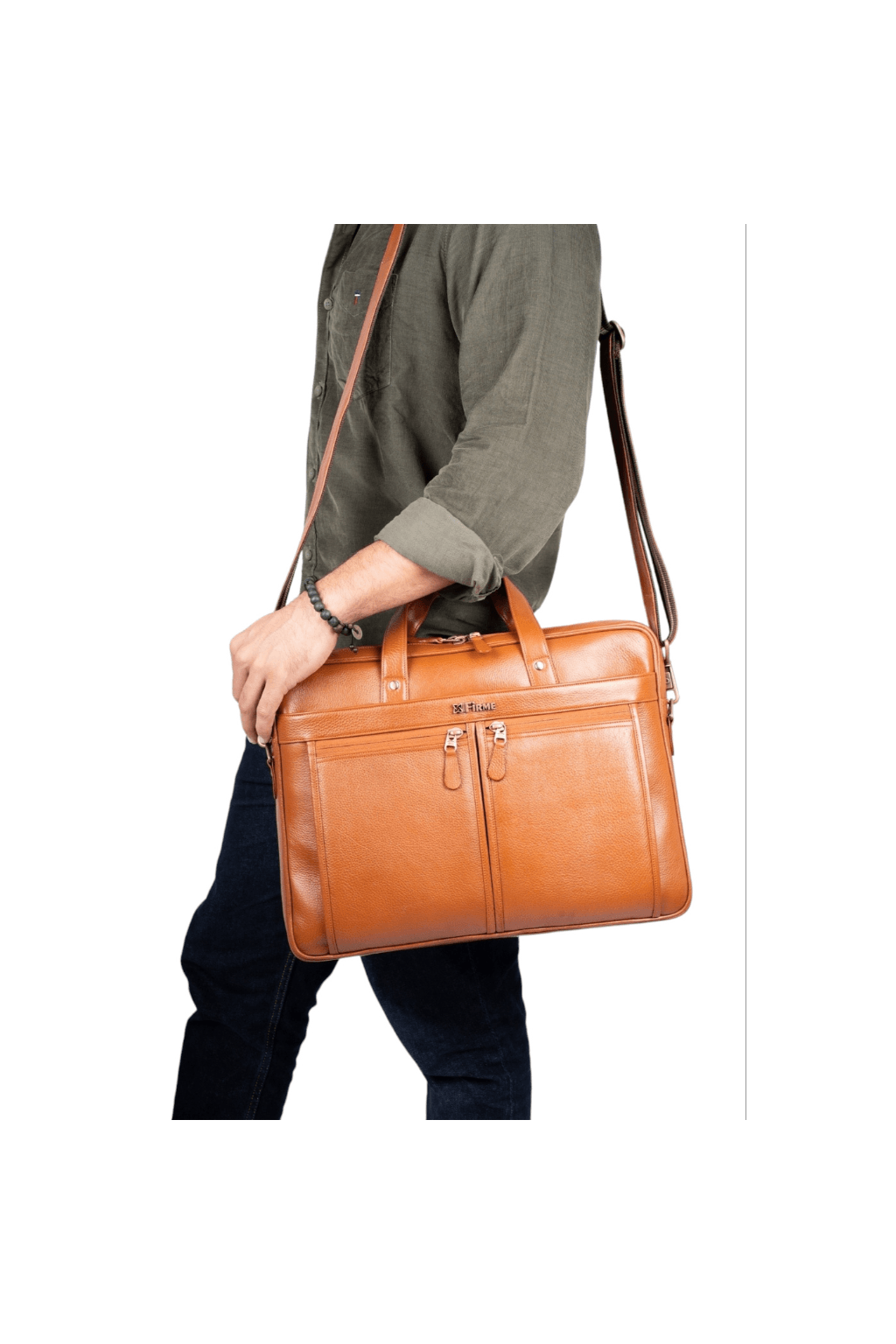 Maple Leather Laptop Bag.