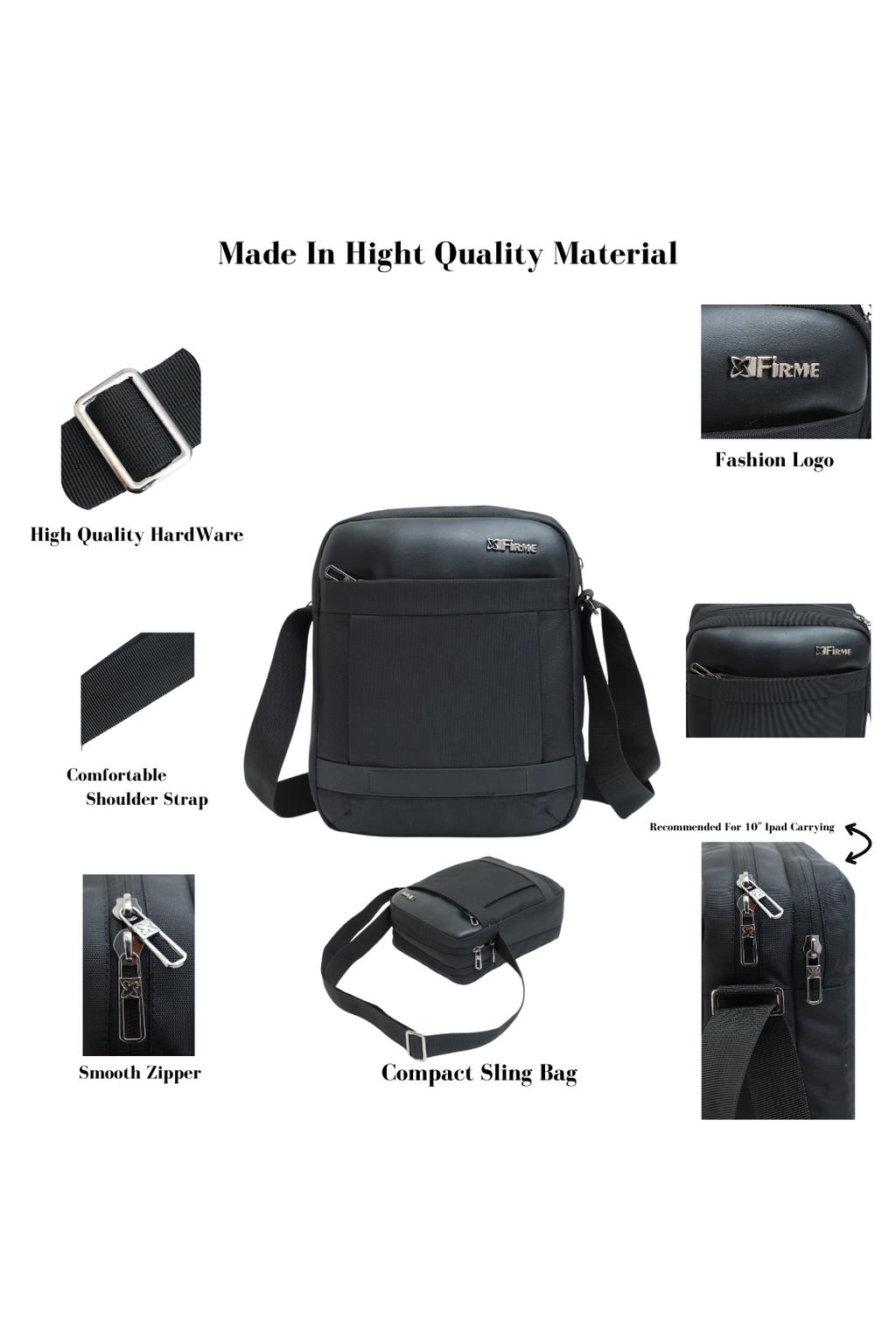 Pixel Double Pocket Sling Bags.