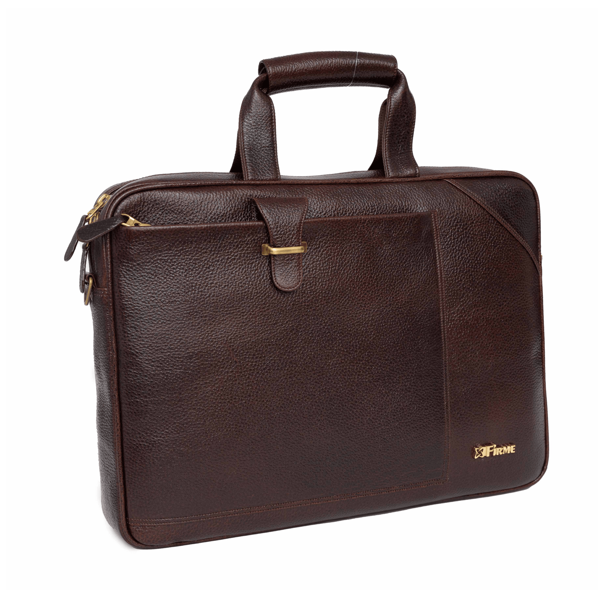 Stud Leather Laptop Bag - Firmebags