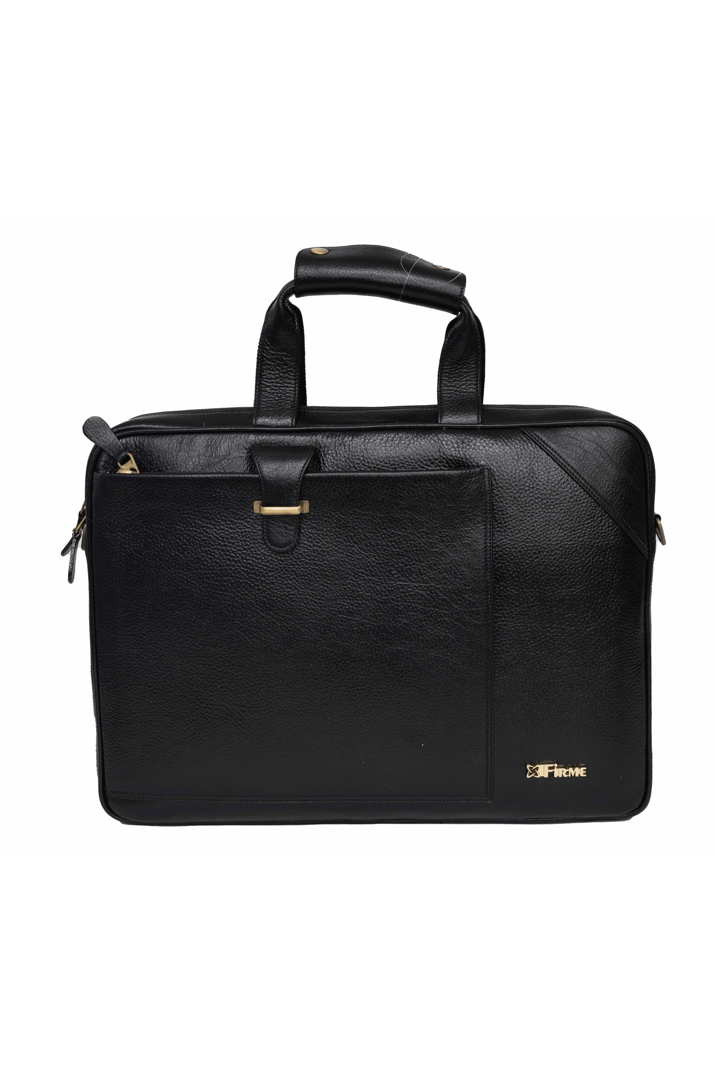 Stud Leather Laptop Bag.