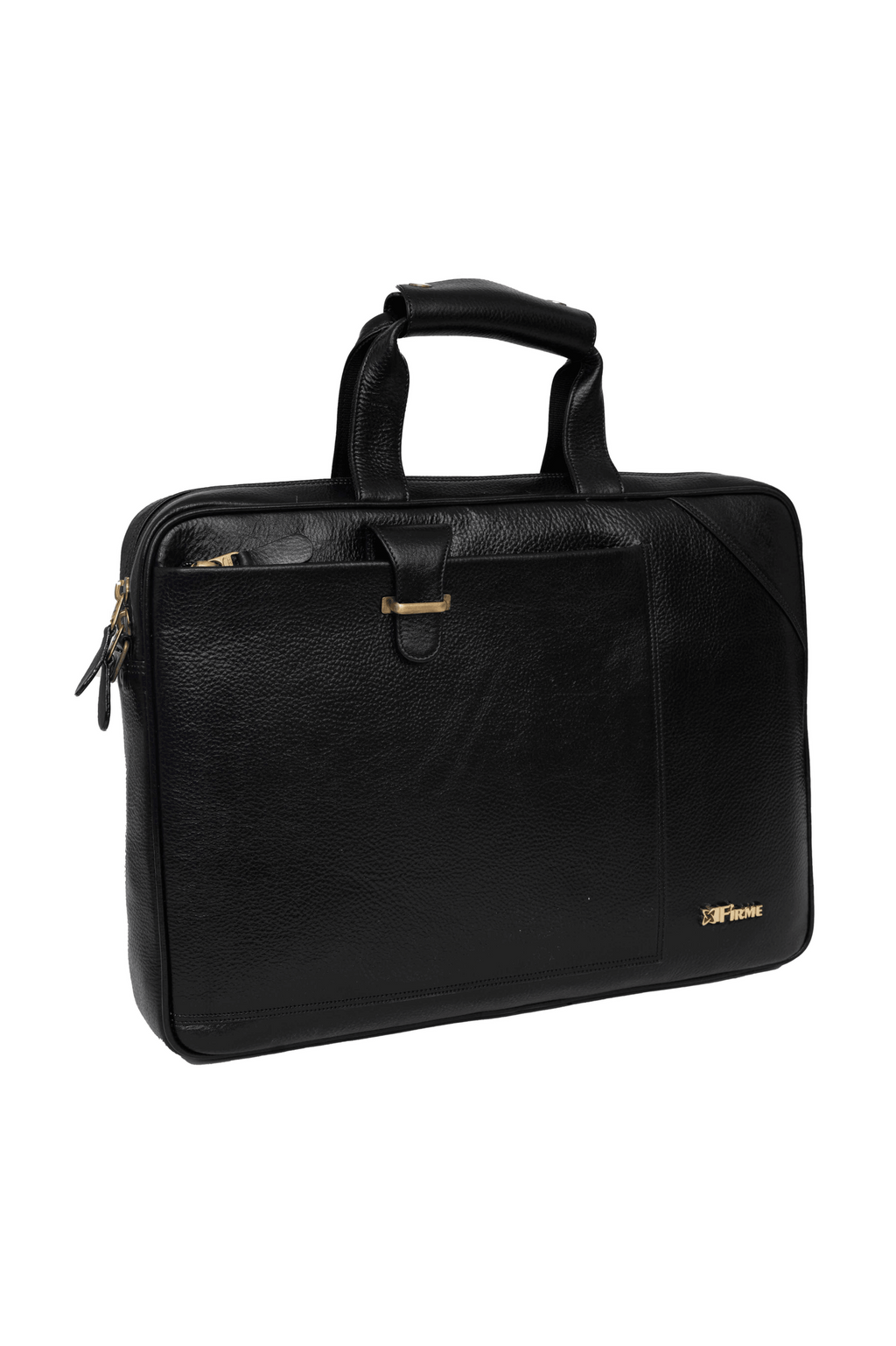 Stud Leather Laptop Bag.