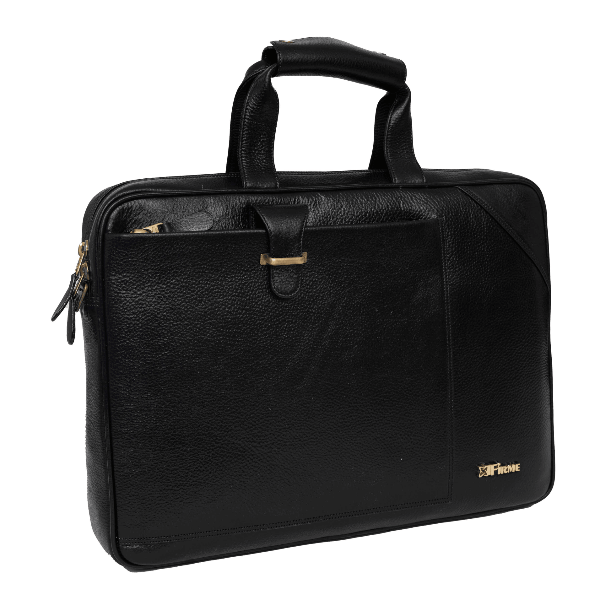 Stud Leather Laptop Bag - Firmebags