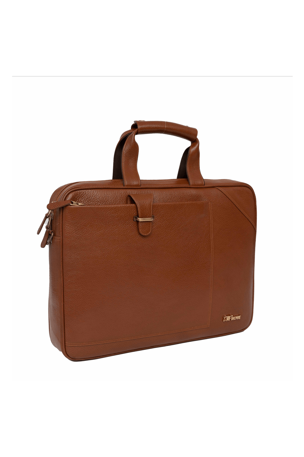 Stud Leather Laptop Bag.