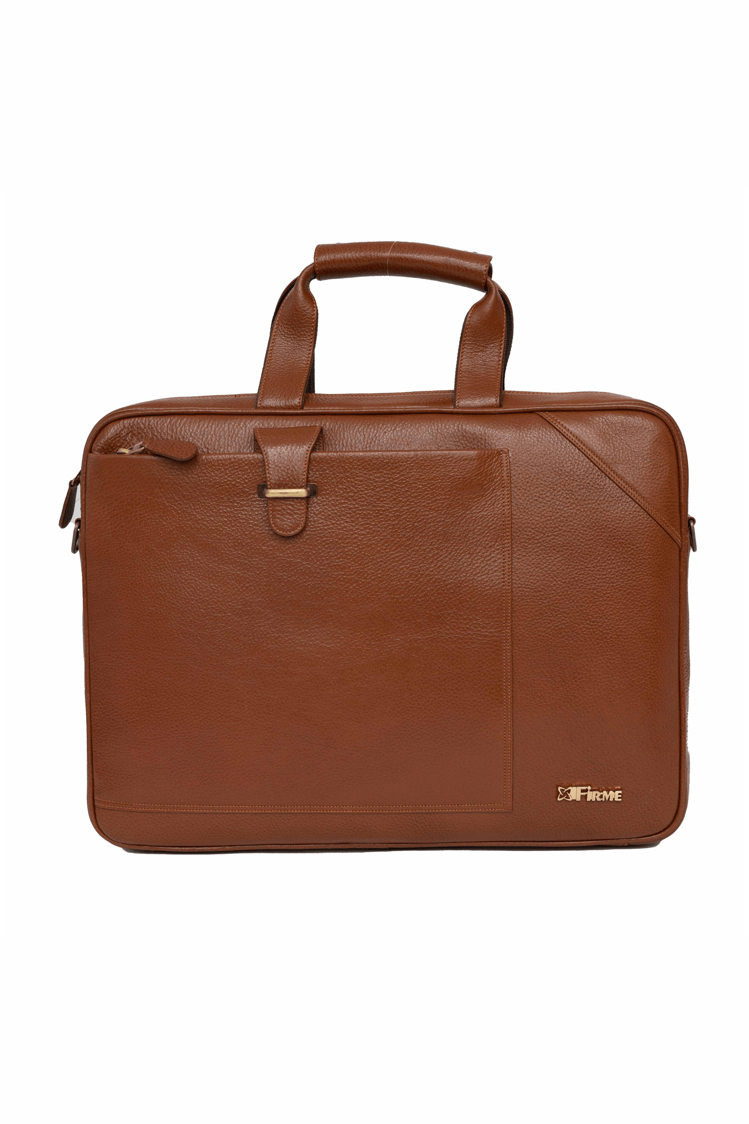 Stud Leather Laptop Bag.