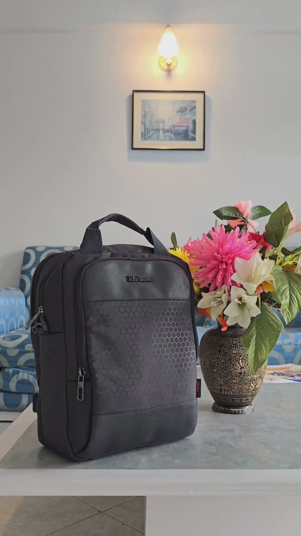 Firme Hive 2 In 1 BackPack Men - Convertible Backpack For Office.