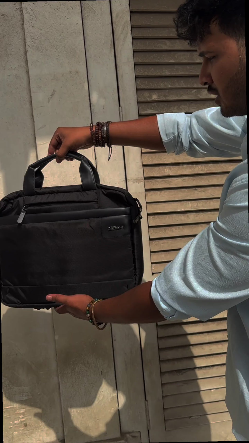 Astra Double Pocket Laptop Office Bag